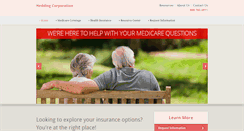 Desktop Screenshot of heddinginsurance.com