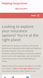 Mobile Screenshot of heddinginsurance.com